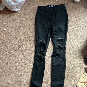 hollister black jeans